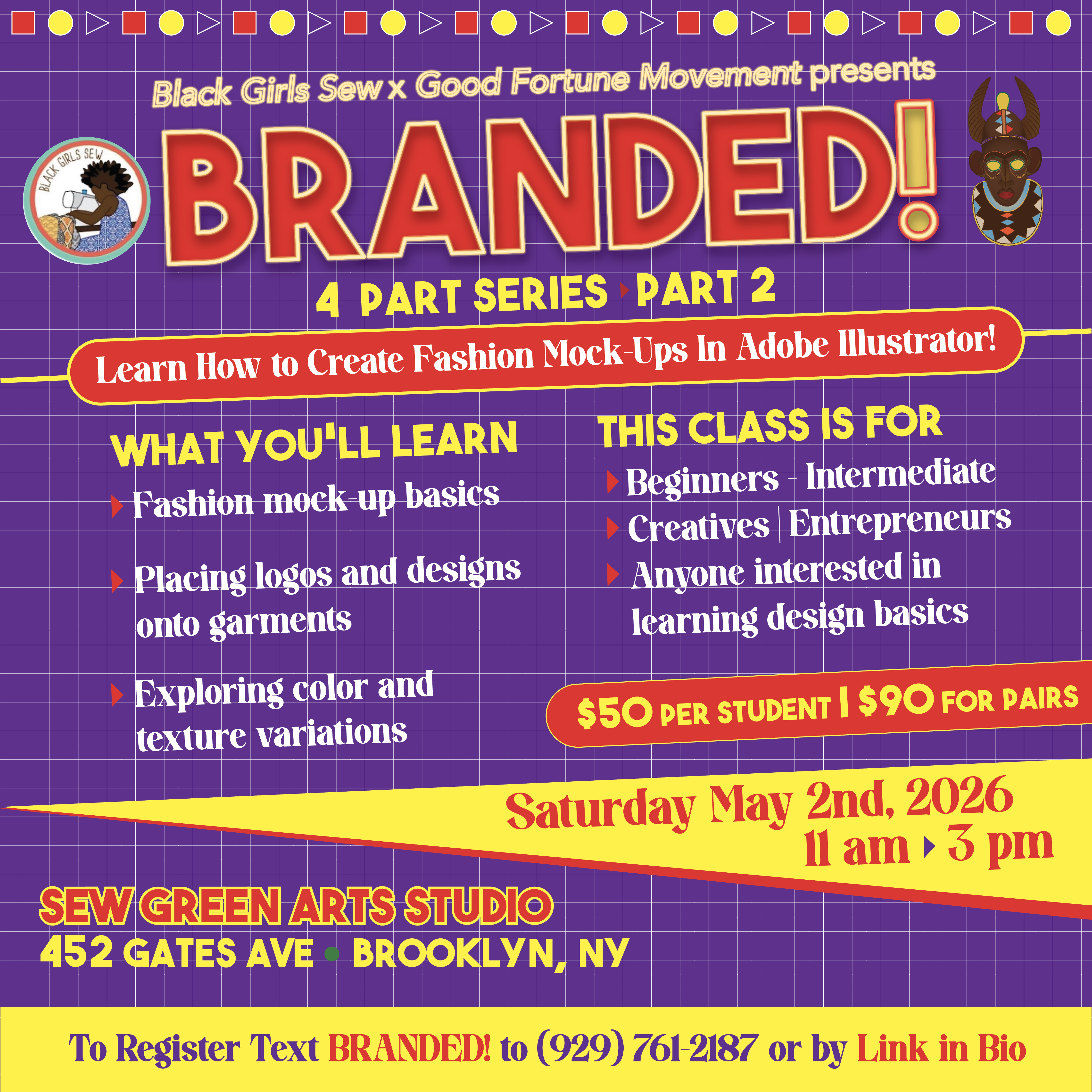 BRANDED! class flyer page 1